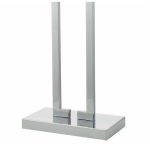 Nile Table Lamp Polished Chrome With Shade - Image 4