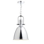 Nolan 1lt Pendant Polished Chrome