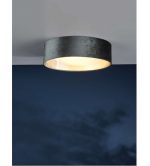 Nysa 2lt Flush Velvet Dark Grey Shade 40cm - Image 6