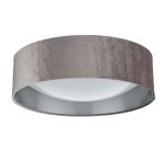 Nysa 2lt Flush Velvet Mink Shade 40cm - Image 3