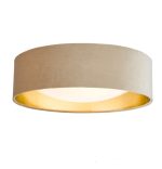 Nysa 2lt Flush Velvet Taupe Shade 40cm