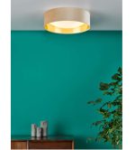 Nysa 2lt Flush Velvet Taupe Shade 40cm - Image 5