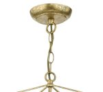 Orsini 1lt Pendant Antique Gold Opal Glass Shade - Image 5