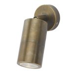 Ortega Single Spotlight Natural Brass IP65