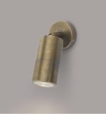 Ortega Single Spotlight Natural Brass IP65 - Image 3