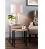 Paxton Table Lamp Cream Brown (Base Only) - Image 5