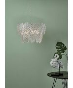 Phillipa 3lt Pendant Clear Glass & Polished Chrome - Image 5