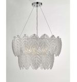 Phillipa 3lt Pendant Clear Glass & Polished Chrome - Image 6