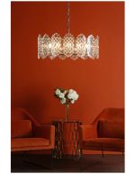 Porthos 15lt Pendant Antique Brass Glass - Image 6