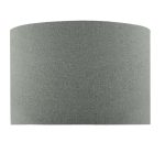 Pyramid Grey Linen Drum Shade 35cm