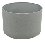 Pyramid Grey Linen Drum Shade 35cm - Image 2