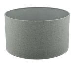 Pyramid Grey Linen Drum Shade 35cm - Image 3