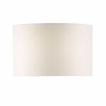 Pyramid White Linen Drum Shade 46cm