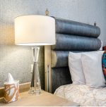 Risha 2lt Table Lamp Crystal & Polished Nickel With Shade - Image 3