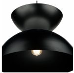 Riya Pendant Matt Black - Image 3