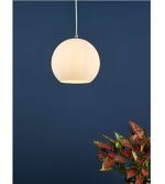 Ryce Pendant Polished Chrome Opal Glass - Image 5