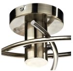 Seattle 3lt Semi Flush Antique Brass - Image 3