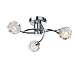Seattle 3lt Semi Flush Polished Chrome