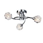Seattle 3lt Semi Flush Polished Chrome