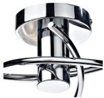Seattle 3lt Semi Flush Polished Chrome - Image 3