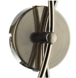 Seattle 2lt Wall Light Antique Brass Glass - Image 3