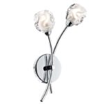 Seattle Double Wall Bracket Polished Chrome