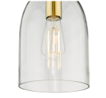 Archie Pendant Satin Bronze Glass - Image 3
