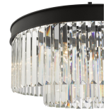 Celeus 6lt Chandelier Anthracite & Crystal - Image 3