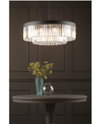 Celeus 8lt Chandelier Anthracite & Crystal - Image 4