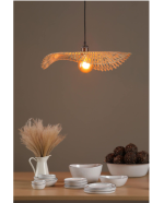 Deja Easy Fit Pendant Natural Rattan - Image 5