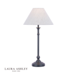 Laura Ashley Ludchurch Table Lamp Industrial Black With Shade
