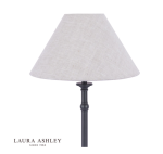 Laura Ashley Ludchurch Table Lamp Industrial Black With Shade - Image 2