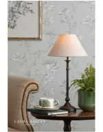 Laura Ashley Ludchurch Table Lamp Industrial Black With Shade - Image 5