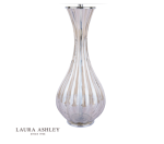 Laura Ashley Nevern Table Lamp Champagne Glass & Polished Chrome With Shade - Image 4