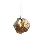 Rock Pendant Metallic Bronze