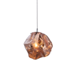 Rock Pendant Metallic Copper