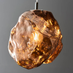 Rock Pendant Metallic Copper - Image 8