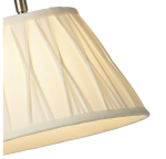 Suffolk Rise & Fall Table Lamp Antique Brass With Shade - Image 5