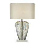 Syracuse Table Lamp Mercury Glass With Shade