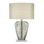 Syracuse Table Lamp Mercury Glass With Shade