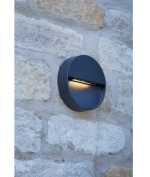 Ugo Wall Light Round Eyelid Anthracite IP65 LED - Image 4