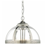 Vanessa 3lt Pendant Polished Nickel & Glass - Image 4