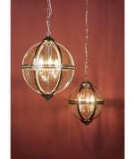 Vanessa 5lt Pendant Polished Nickel Glass - Image 4