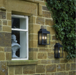 Vapour 2lt Coach Lantern Wall Light Matt Black IP44 - Image 6