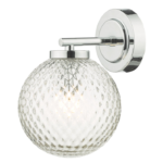 Wayne Wall Light Polished Chrome Glass IP44