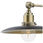 Hannover 1lt Wall Bracket Black Antique Brass - Image 5