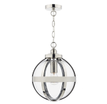 Heath 1lt Pendant Polished Nickel