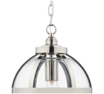 Heath 1lt Pendant Polished Nickel - Image 4