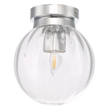 Kavi Flush Polished Chrome Glass IP44 - Image 3
