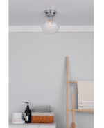 Kavi Flush Polished Chrome Glass IP44 - Image 5